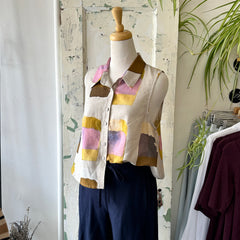Eve Gravel // Nikki Top Yellow Gold