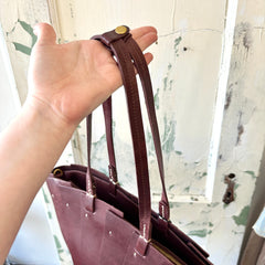 Uppdoo // Bloom XL Tote Oxblood