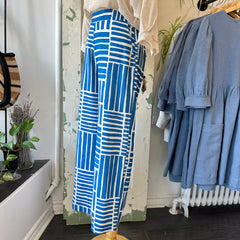 Marigold // Dona Pants Blue Block