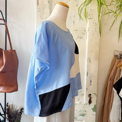 Jennifer Glasgow // Kamira Top Sky Blue
