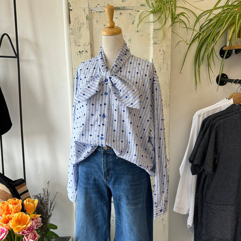 Redsky // Bow Shirt Blue