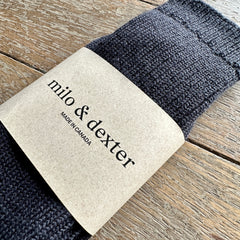 Milo and Dexter // Merino Socks Navy