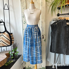 Marigold // Tiago Skirt Blue Block