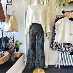 Astrid // Farah Pant Navy Paisley
