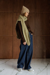 Indi & Cold // Neps Safari Green Scarf