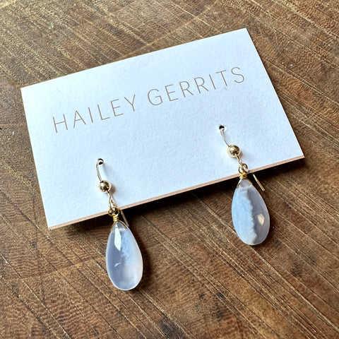 Hailey Gerrits // Reva Earrings Agate