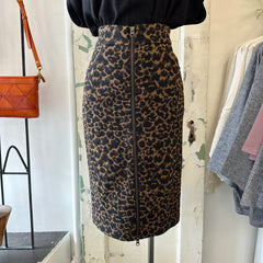 Cokluch // Reflexions Skirt Gold Leopard