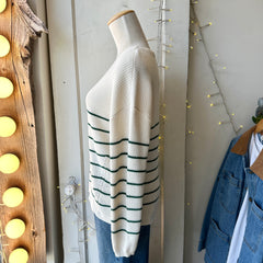Gentle Fawn // Tucker Pullover Green Stripe