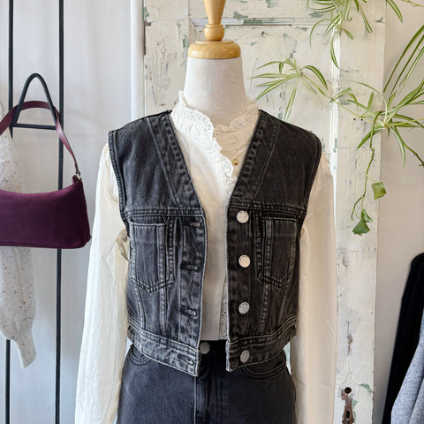 Dr. Denim // Tina Top Aged Black