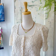 Louizon // Atome Crochet Top