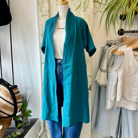 We Are Stories // Georgia Robe Dress Lagoon