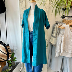 We Are Stories // Georgia Robe Dress Lagoon