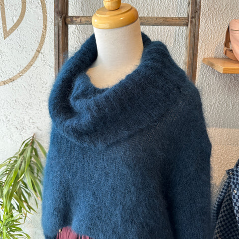 Des Petits Hauts // Chalma Blue Turtleneck