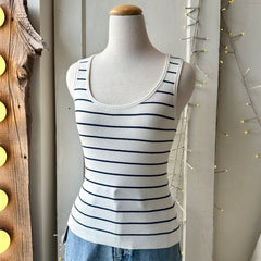 Gentle Fawn // Sierra Tank Nautical Stripe