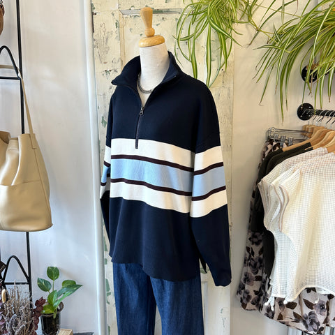 Gentle Fawn // Idris Stripe Sweater Blue