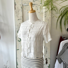 Mus and BomBon // Bruma Blouse White