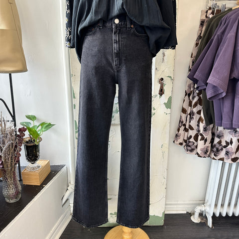 Dr. Denim // Echo Straight Leg Jeans Tar Retro Black