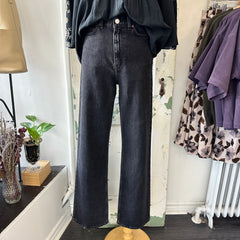 Dr. Denim // Echo Straight Leg Jeans Tar Retro Black