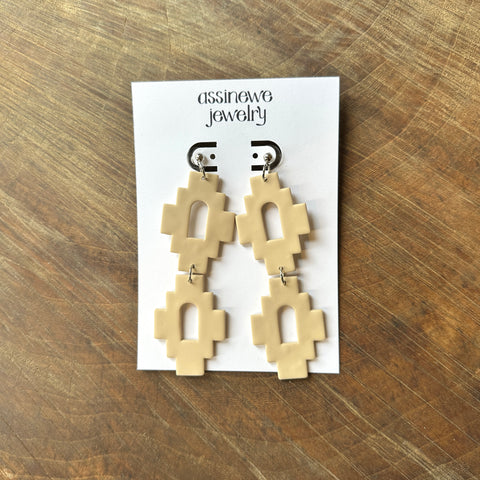 Assinewe  // Pendleton Earrings