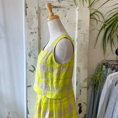 Ferris // Box Tank Yellow Plaid