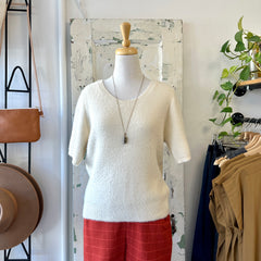 Pink Martini // Addison Sweater White