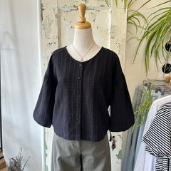 Eve Gravel // Maggie Shirt Black