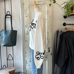 Pink Martini // Natalie Sweater White