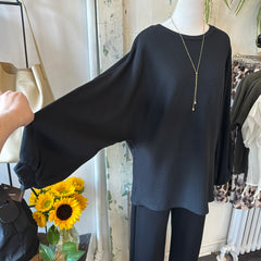 Melow // Nadia Top Black