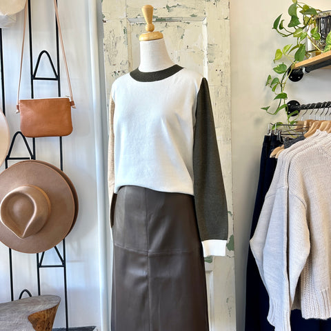 Pink Martini // Mila Sweater White