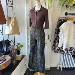 Astrid // Farah Pant Navy Paisley
