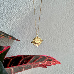 Hawkly // Portal Necklace Bronze