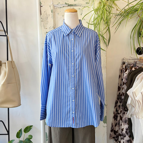 Indi & Cold // Striped Multi Button Shirt