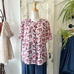 Indi & Cold // Raspberry Blouse
