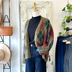 Indi & Cold // Diamond Cardi Olive