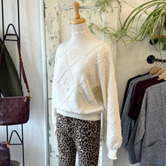 Pink Martini // Marisa Sweater Off White