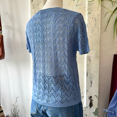 Compania Fantastica // Blue Knit Tee