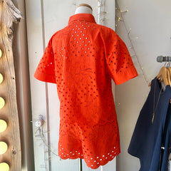 Louizon // Ness Scalloped Shirt Orange