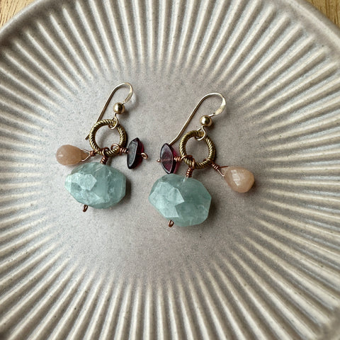 Clover and Coast //  Gold Plated Fringe Earrings