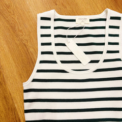 Gentle Fawn // Sierra Tank Green Stripe
