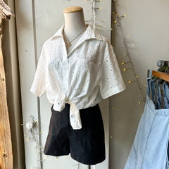Gentle Fawn // Louisa Shirt White Eyelet