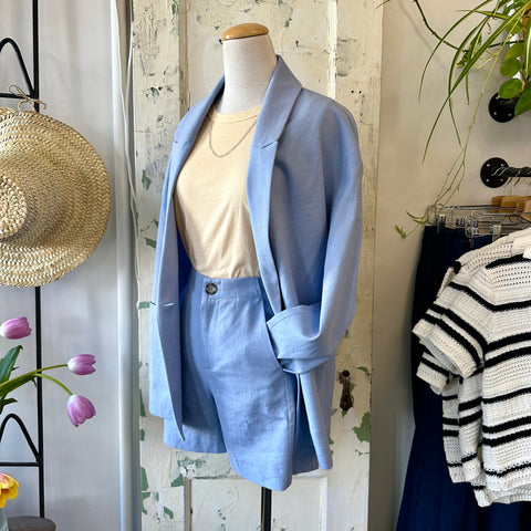 Dagg & Stacey // Hollis Blazer Ice Blue