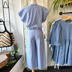 Dagg & Stacey // Vernon Wide Leg Pants Blue Aura