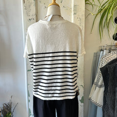 Naïf // Noella Top Ivory/Black