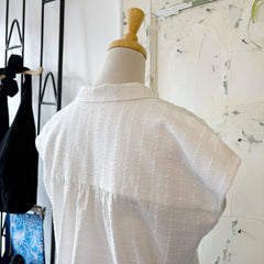 Jennifer Glasgow // Dionne Button Up Ivory