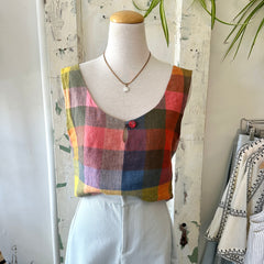 Ferris // Box Tank Rainbow Check