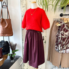 Des Petits Hauts // Alexa Red Short Sleeve Sweater