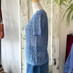 Compania Fantastica // Blue Knit Tee