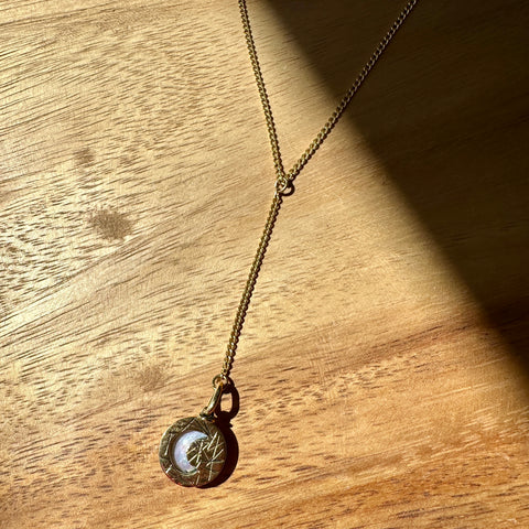 Lissa Bowie // Pearl Secret Moon Necklace
