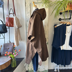 Indi & Cold // Chocolate Waterproof Cape