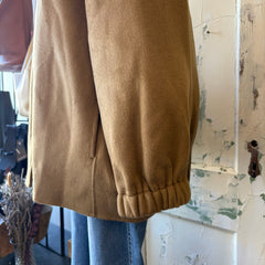 Indi & Cold // Camel Bomber Jacket Wool